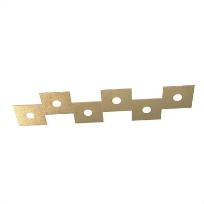 Immagine prodotto di Applique Moderna Eccentric Metallo Foglia Oro 6 Luci Gx53