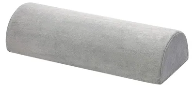 Obrázek produktu pro Ortopedický polštář ve tvaru půlměsíce z paměťové pěny, rozměry 44x20x10 cm, vhodný pro podporu krku a nohou