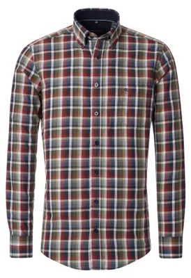 Produktbild von Casa Moda Casual Fit Freizeithemd Rot