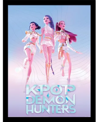 Imagen del producto de Imagen enmarcada: Cazadores de demonios de K-Pop. Trío, colores estándar