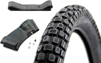Produktbild von SET Vee Rubber Moped Reifen 2,75 x 16 Zoll 46J Profil VRM186 inklusive Schlauch und Felgenband