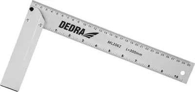 Zdjęcie produktu dla Kątownik budowlany 500x200mm, aluminiowy