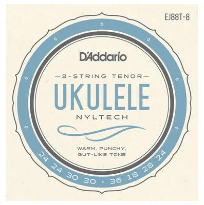 Productafbeelding van D'Addario EJ88T-8 Nyltech-snaren voor 8-snarige tenor-ukuleles