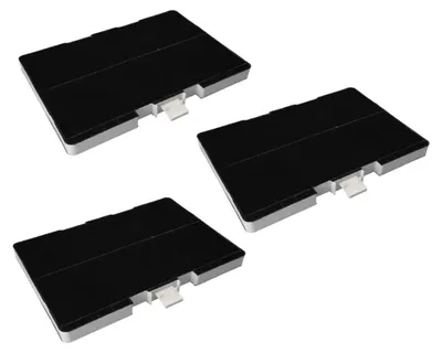 Produktbild von 3x Trade-Shop Aktivkohlefilter 315x215x23mm kompatibel mit Bosch 703606 00703606 669648 00669648 11026771 11049702 DHZ5345 DHZ5346 DHZ5385 M410761