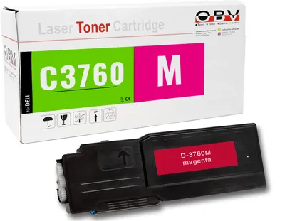 Produktbild von Dell C3760 kompatibler Toner Magenta - C3760 C3760dn C3760dnf C3760n C3765dnf MFP