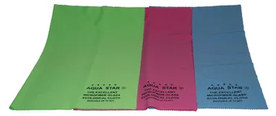Produktbild von Aquastar Premium Mikrofaser-Reinigungstücher - 40x50cm - Set aus 3 Stück in verschiedenen Farben