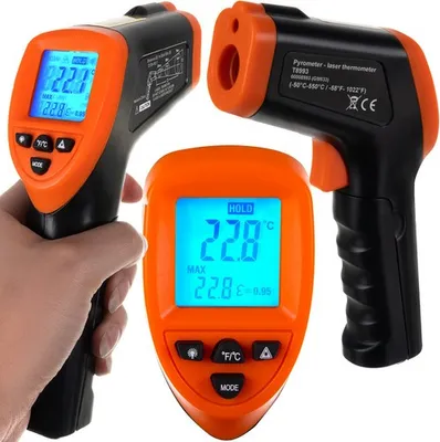 Produktbild von Berührungsloses Infrarot-Thermometer ISO DT-8550