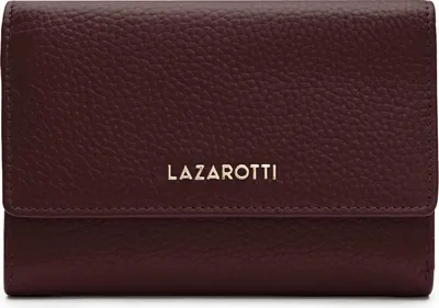 Immagine prodotto di Lazarotti Pelle portafoglio Bologna Leather Zip Wallet With 15 Card Slots Burgundy marrone scuro