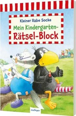 Produktbild von Der kleine Rabe Socke: Mein Kindergarten-Rätsel-Block