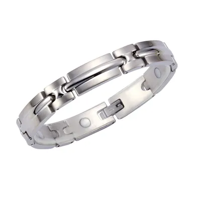 Produktbild von Zeeme Stainless Steel Armband Edelstahl glanz matt 19cm lang