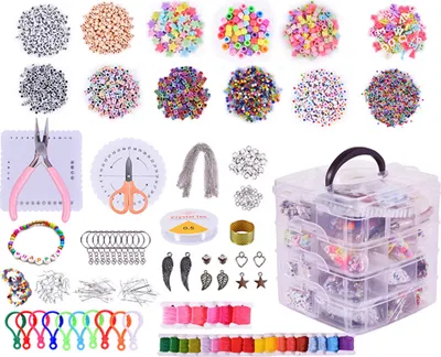 Image de Kit de création de bijoux DIY à 4 niveaux