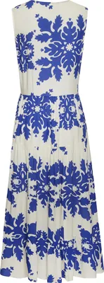 Produktbild von VIVANCE Maxikleid creme-blau bedruckt Größe 42