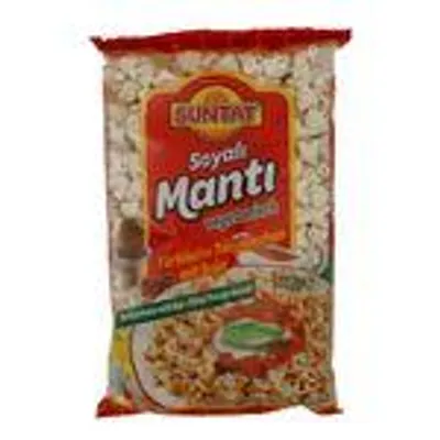 Suntat Soyali Manti – 400 g – Vegetarische türkische Teigtaschen mit Soja