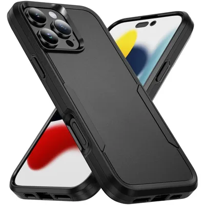 Produktbild von Mobigear Heavy Armor iPhone 16 Pro Max Hülle Hardcase Backcover Stoßfest - Schwarz