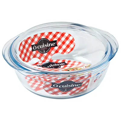 Produktbild von Kasserolle mit Glasabdeckung Ô Cuisine Durchsichtig Glas: 2,2 L