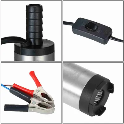 Obrázok produktu pre Ponorné čerpadlo DC 12V/24V na čerpanie vody s naftou 38 mm voda olej naftové čerpadlo na prečerpávanie paliva