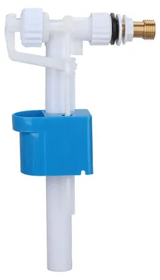 Produktbild von WC Füllventil Universal für Spülkasten, Toiletten Füllventil mit Messing Anschluss G3/8 G1/2, höhenverstellbares Schwimmerventil als Ersatzteil