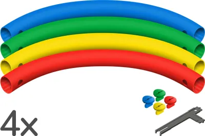 Produktbild von Quadro Bogenrohrset Set aus gebogenen Rohren zur Erweiterung des Quadro-Baukastens, ermöglicht neue Bauformen – Classic