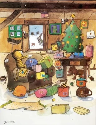 Produktbild von Adventskalender Weihnachtszimmer