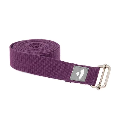 Produktbild von XL Yogagurt mit Schiebeschnalle ASANA BELT 3m, Metall lila