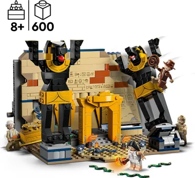 Zdjęcie produktu dla LEGO 77013 Indiana Jones Ucieczka z zaginionego grobowca, Zestaw Kolekcjonerski Poszukiwacze zaginionej Arki z Minifigurką Mumii, Pomysł na Prezent Urodzinowy dla Dzieci