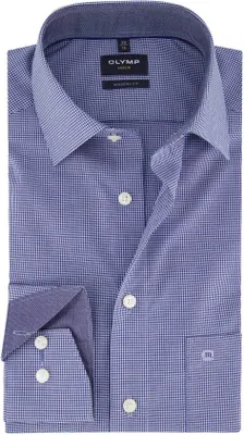 Produktbild von Olymp Luxor Modern Fit Hemd Vichy Navy