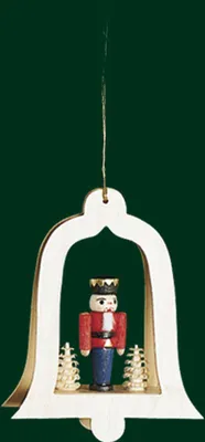 Produktbild von Christbaumschmuck Glocke natur mit König & Baum Höhe= 8,5cm