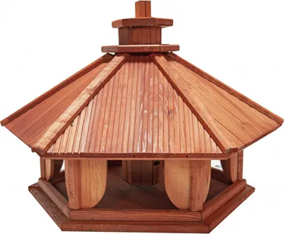 Produktbild von 4iQ Massivholz-Vogelfutterhaus KUKUŁKA V 50,5x58,5x48 cm
