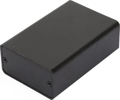 Obrázek produktu pro Kryt pro elektronické projekty s deskou plošných spojů z matného černého hliníku