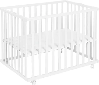 Produktbild von Roba 202703WE klappbares Laufgitter weiß weiß 740x1000x725 mm