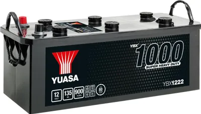 Produktbild von YUASA YBX1222 SHD Starterbatterie 12 V 135 Ah 920A (EN)