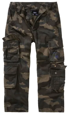 Productafbeelding van Brandit Kids Pure Vintage broek, donkercamouflage, maat 170/176