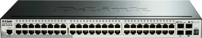 Immagine prodotto di D-Link DGS-1510-52XMP Switch 440mm D-Link DGS-1510-52XMP       4*SFP+/48*GE PoE retail