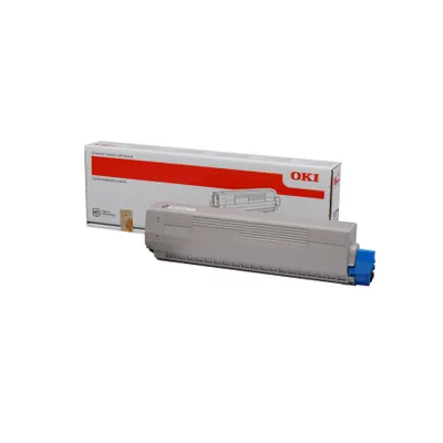 Produktbild von Oki LED Tonerkartusche - Schwarz - Originaler Pack - 10.000 Seiten