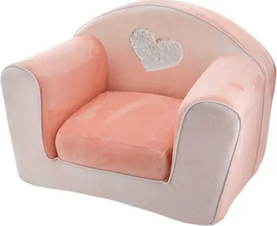 Produktbild von Club Sessel, Cabrio Lapinou, Rosa, 42 x 55 cm, Abnehmbarer Bezug