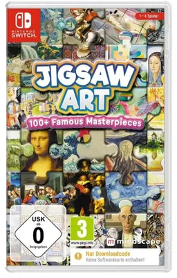 Produktbild von Nintendo Games Switch Jigsaw Art 100 + Famous Masterpieces (de/multi In Game) Code In Box Mehrfarbig PAL Mehrfarbig PAL