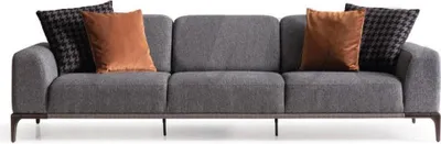 Produktbild von Sofa 4 Sitzer Farbe Grau Wohnzimmer Design Stil Möbel Moderne neu
