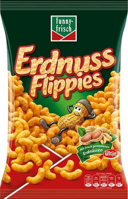 Produktbild von funny frisch Erdnuss Flippies Classic vegetarisch vegan 250g
