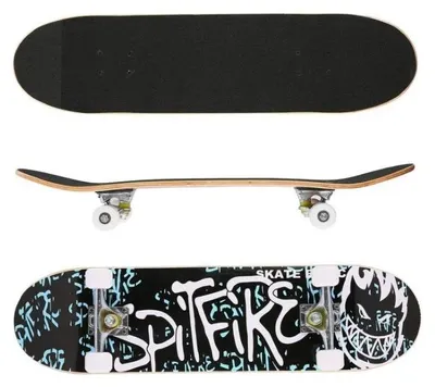 Produktbild von Skateboard - Double Kick - 80 x 20 cm - Ahornholz - Für Kinder