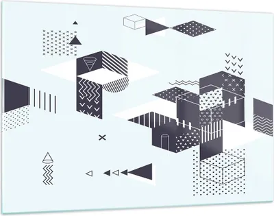 Produktbild von Bilder auf glas - Abstraktion modern - 120x80cm - Glasbilder - Wandbilder - Kunstdruck - zum Aufhängen bereit - Wanddekoration aus Glas - Glas Bilder - Wandbild auf Glas - Einteilig - GAA120x80-3817