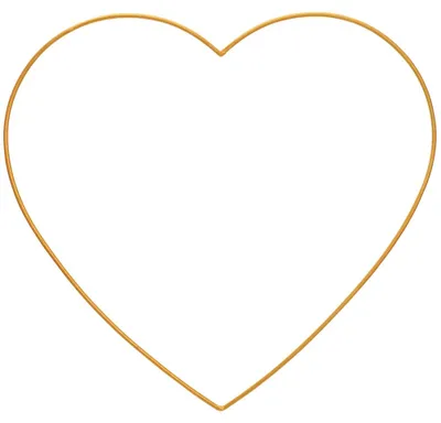Produktbild von Dekohänger Herz Fensterdeko Hängedeko gold Metall 27x26 cm