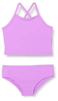 Immagine prodotto di A. Set costume da bagno a due pezzi per bambine, colore lavanda chiaro, taglia 2 anni