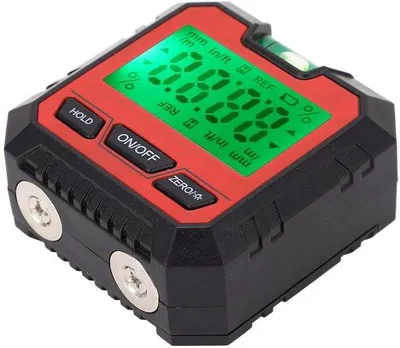 Obrázek produktu pro Digitální vodováha – Přesný úhloměr – Magnetická konstrukce – Přehledný displej – Ovládání pomocí tlačítek – Všestranné použití