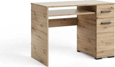 Produktbild von Schreibtisch 90 cm Futura F6 Eiche Artisan
