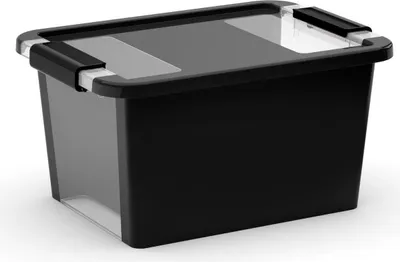 Produktbild von SuperSparSet 10x Mehrzweck Aufbewahrungsbehälter STORAGE mit Deckel | HxBxT 26x36,5x19cm | 11 Liter | Schwarz | Behälter, Box, Aufbewahrungsbehälter, Aufbewahrungsbox