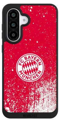 Produktbild von NIVOCASE Handyhülle für Samsung Galaxy A56 5G  Hülle NIVOpure Case Schwarz FC Bayern München FCB Offizielles Lizenzprodukt