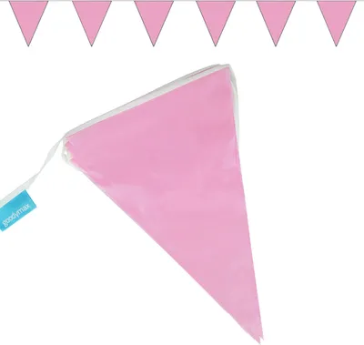 Produktbild von Goodymax® Wimpelkette 10 m Rosa