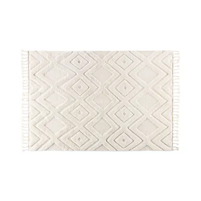 Image de Venture Home Tapis Dahlia Blanc