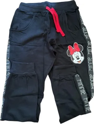 Produktbild von Minnie Mouse Freizeithose für Kinder | Schwarze Jogginghose | 158
