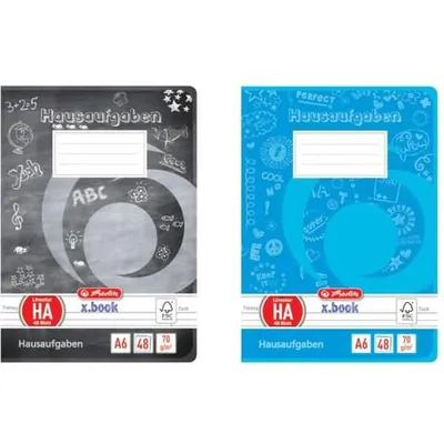 Produktbild von Herlitz 10408078, 48 Blätter, A6, 70 g/m², Junge/Mädchen, Papier, 1 Stück(e)